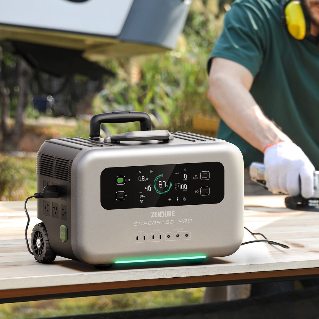 Zendure Solar Generator - SuperBase Pro 3x 200W Solar Panel-power