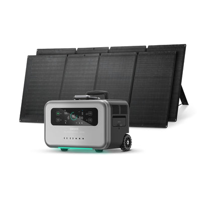 SuperBase Pro + 2x 200W Solar Panel